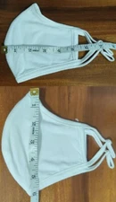 WHITE Face Mask HYPOALLERGENIC SOFT and HEPA / H600 TIDI FILTERS Made in USA!