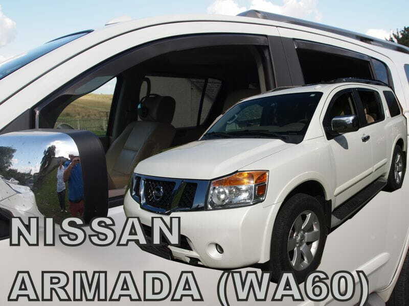 Déflecteurs d'air pour Nissan Armada WA60 : roulez vitres ouvertes sous la pluie en road-trip