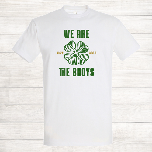 Celtic FC We are the Bhoys The Hoops The Celts Glasgow Football Green T Shirt - Picture 12 of 15