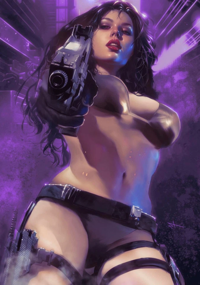 GUN HONEY: BLOOD FOR BLOOD #4 (MARCO TURINI EXCLUSIVE VIRGIN VARIANT B) ~ Titan