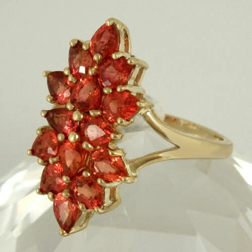 Birne -/- Tropfen-Edelstein-Saphir Echtschmuck-Ringe