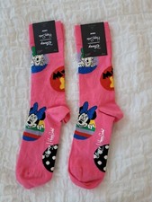 Happy Socks Disney 2-Pack Unisex Daisy  Minnie Dot Socks Pink EU 41-46 US M 8-1