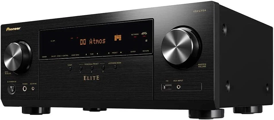 Pioneer Elite VSX-LX104 7.2-Channel Network AV Receiver - Black - FOR PARTS - Image 3 of 3