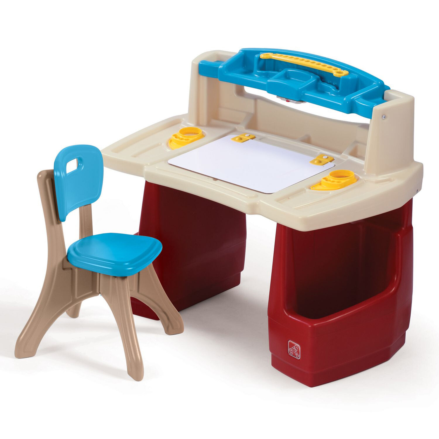 children's art table with storage