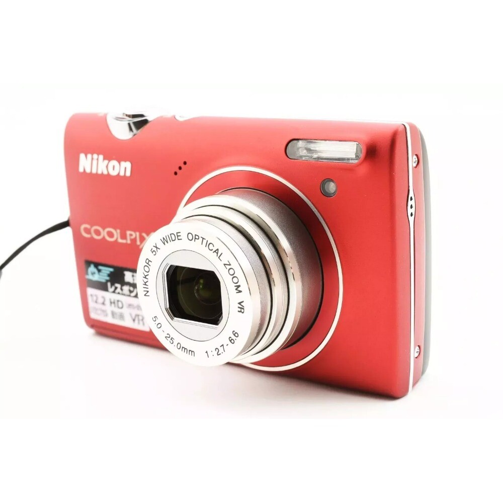 Nikon COOLPIX S5100 Digital Camera 12.2MP 5x Optical Zoom CCD