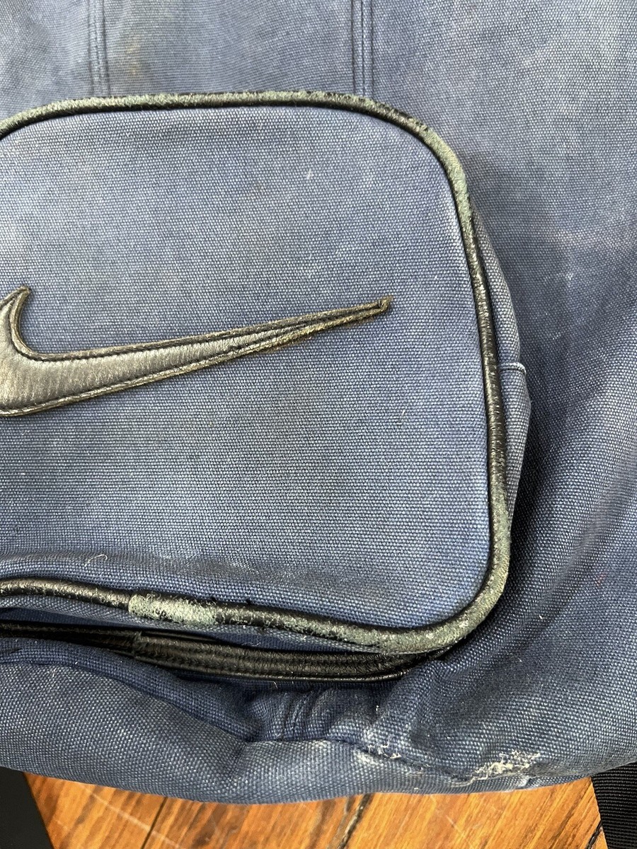 Vintage Nike Bag Swoosh Logo Canvas Backpack 90s Bookbag | eBay