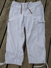 Liz Claiborne Liz W Women's Capri Pants 10R w/ Drawstrings and Adjustable Length