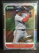 2021 Donruss Baseball Juan Soto Highlights Silver Rapture Holo Nationals #HI3