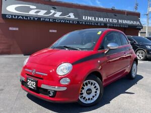 2012 Fiat 500 Lounge | 1 OWNER | 5 SPEED | ROOF | 93,021 KM ...