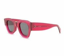 CELINE Zoe CL41446/S MU1 Women's 45mm Square Sunglasses Transparent