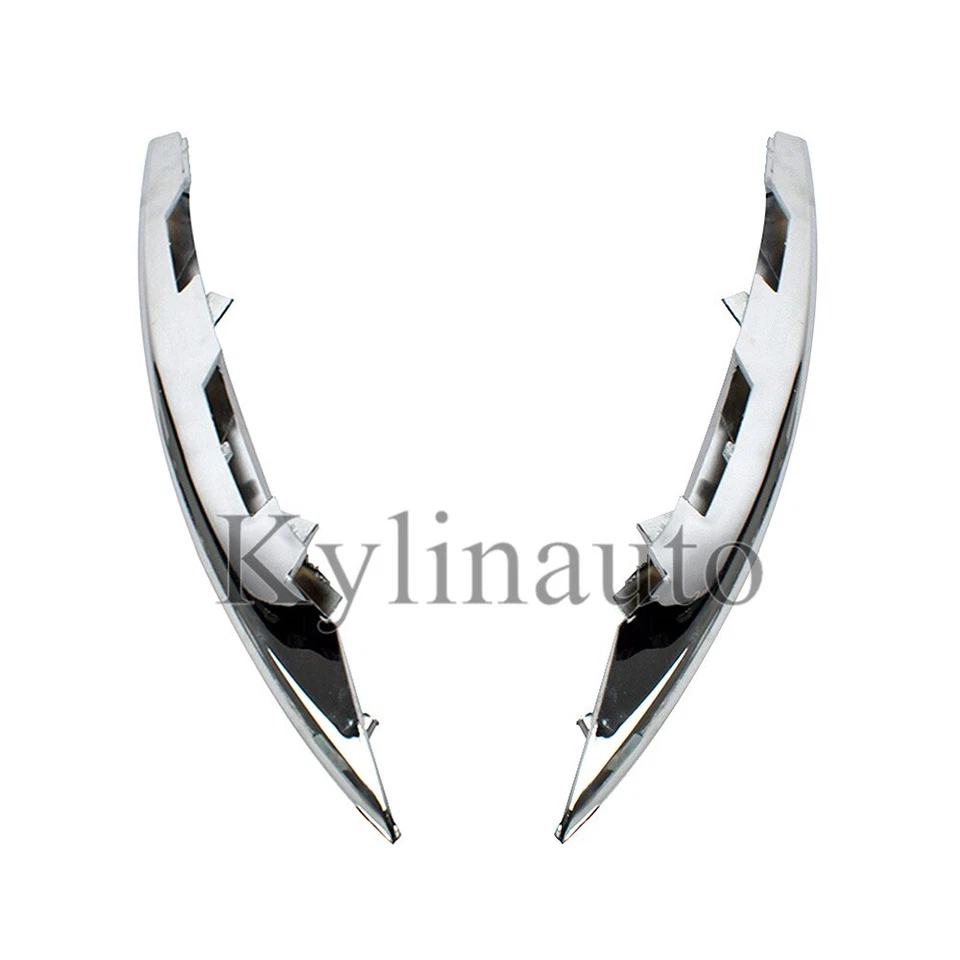 Juego de embellecedores de luces antiniebla con bisel cromado derecho y derecho para Lincoln MKZ 2013 2014 2015 2016 Foto 2 de 4