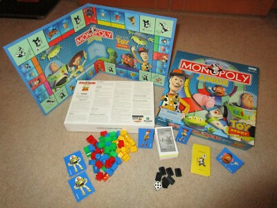 Monopoly Jr Toy Story Ed 2002, complete/all pieces kids game, Parker  Brothers