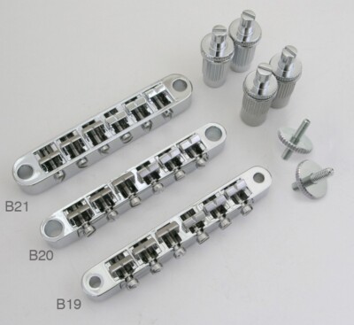 Chrom 6-saitige E-Gitarre Tune-o-matic Style Steg B19, B20, B21