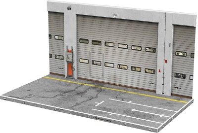 Maßstab 1:18 3D PITLANE - PITBOX DIORAMA / PHOTOBACKGROUND, NEU!! 