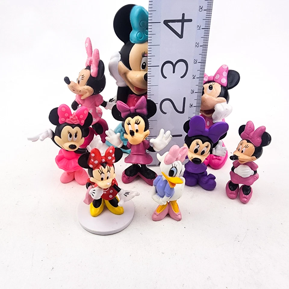 Lote mixto de 8 figuras de pato margarita de Minnie Mouse de Disney Foto 2 de 4