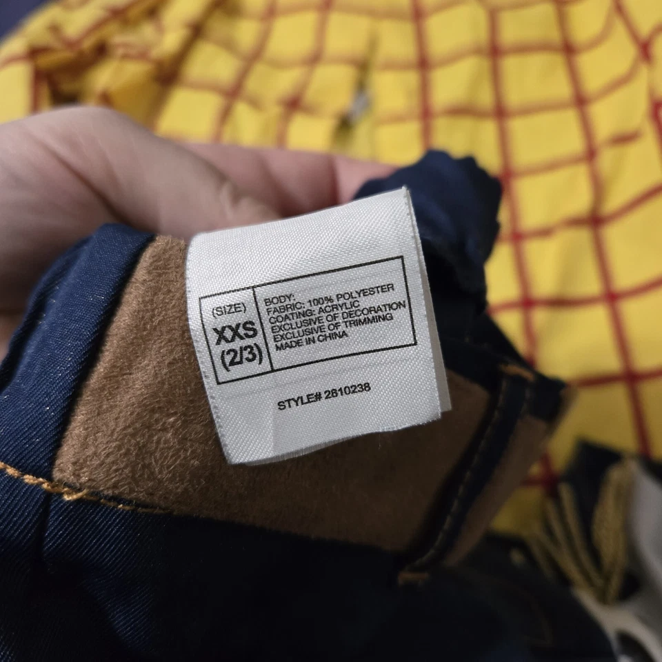 Disney Toy Story Jessie Cowgirl costume TODDLERS XXS 2/3 Pants Only Dress Up - Image 4 of 4