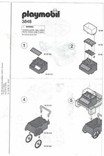 Playmobil Building Instructions 3848 Hotdog Wagon