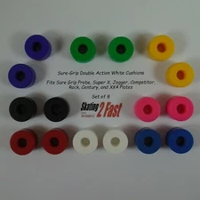 Sure-Grip Replacement Double Action Cushions Quad Skate Plates