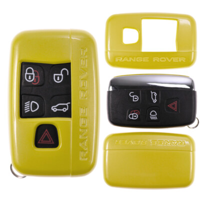Schlüssel Smartkey Fernbedienung Hülle Gelb für Land Rover Range Rover / Evoque