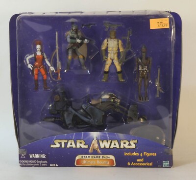 Star Wars Saga Ultimate Bounty Hunters Collection Boba Fett Aura