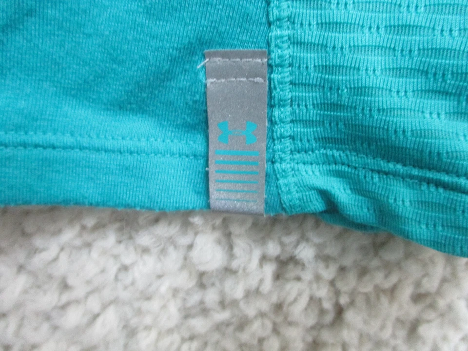Under Armour Tank Top Shirt Large Adult Blue Sleeveless Logo Stetch Gym Womens L - Image 4 of 4