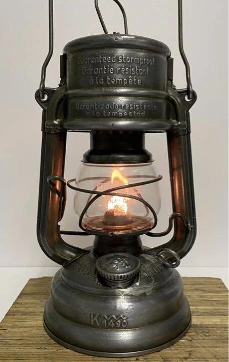 Nier-Feuerhand176 STK DBP Karlsruhe Wave Wire Original Baby Lantern Germany l2