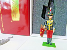 W Britain, British, 11th Hussar Bugler, 54MM, Gloss, Club figure, Diecast, New