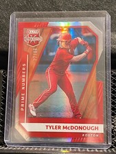 Tyler McDonough 2021 Elite Extra Prime Numbers A Die Cut #'d/80 - #75 Mariners
