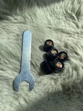 5x Car Wheels Tire Air Valve Caps for Porsche Roundel Stem Dust Cover Logo Sport