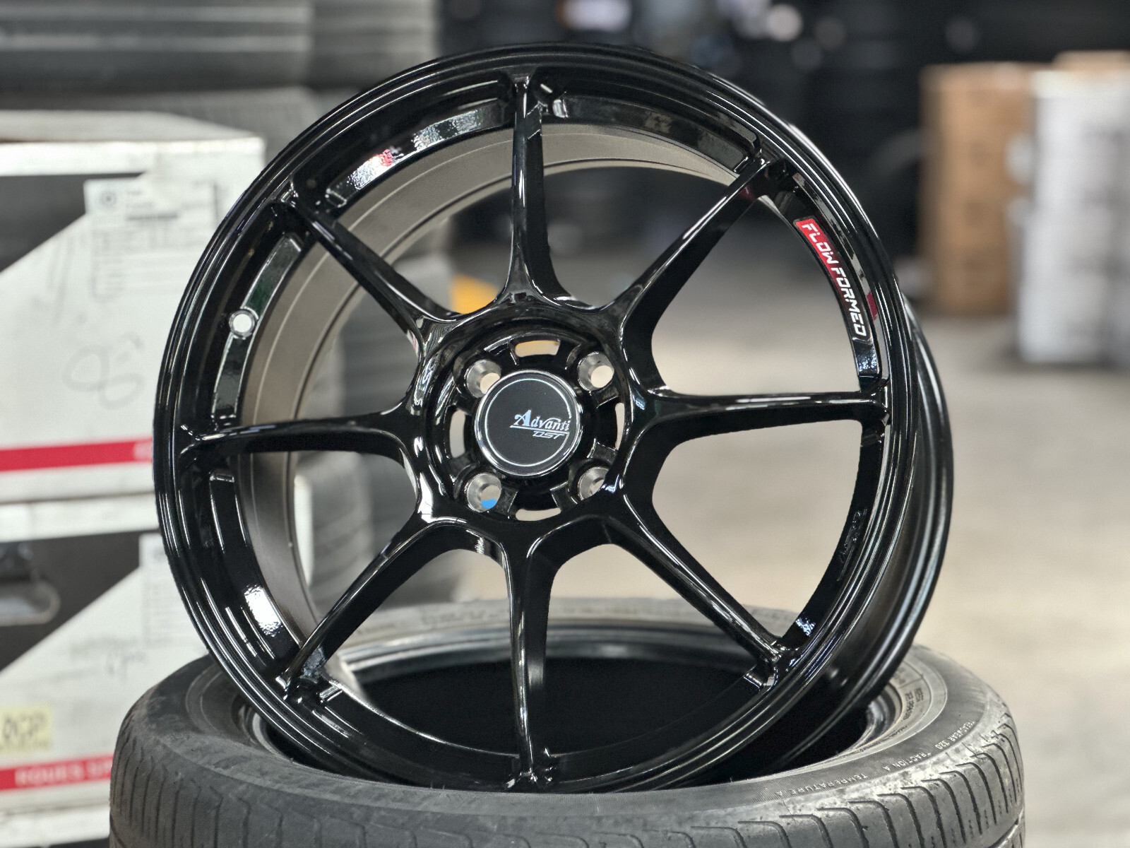 New 17x7 Advanti Blizzard 4 Wheel 4x100 Fit HONDA TOYOTA MAZDA KIA new-17x7-advanti-blizzard-4-wheel-4x100-fit-honda-toyota-mazda-kia