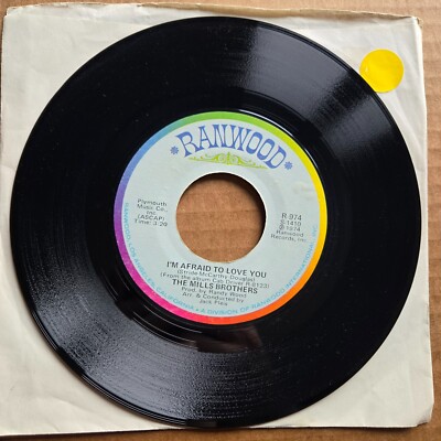 THE MILLS BROTHERS I'm Afraid To Love You 45 7'' Record Vinyl Records