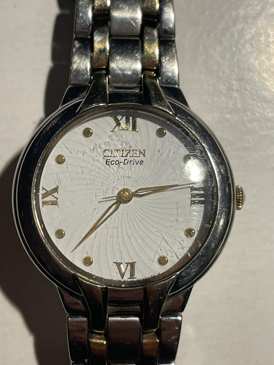 Citizen Eco-Drive E031-S098106 Silver Tone Women's Wrist Watch