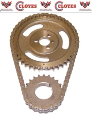 Chevrolet SBC 283 327 350 400 1955 - 1985 CLOYES Double Roller Timing Chain Set 