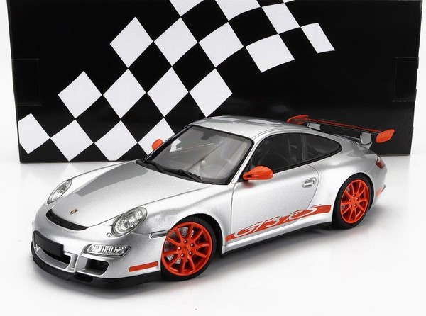 Porsche 911 997 GT3 Rs Coupe Silber 2007 1:18 Minichamps 155062120-image