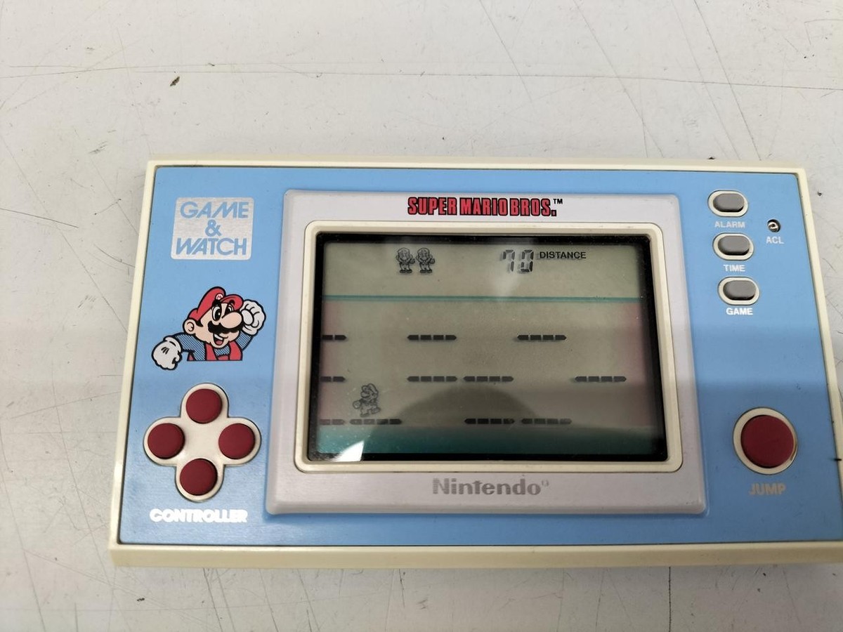 Nintendo Game Watch Super Mario Bros Handheld Game Console 1988