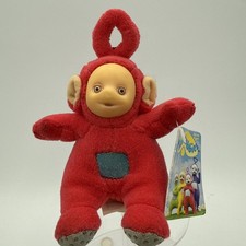 Vintage Teletubbies Po Plush Mini 1998 Ragdoll Toy w/ Tag Red TV Character 5  