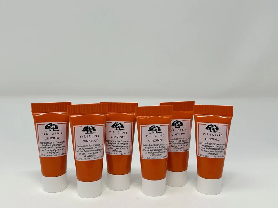 10 ORIGINS GinZing Eye Refreshing Cream Brighten Depuff (.17oz Each) NEW - Image 2 of 2