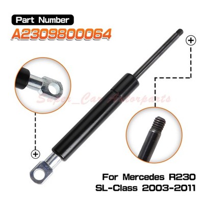 For Mercedes R230 SL-Class 03-2011 Center Console Support Strut Replace non-OEM