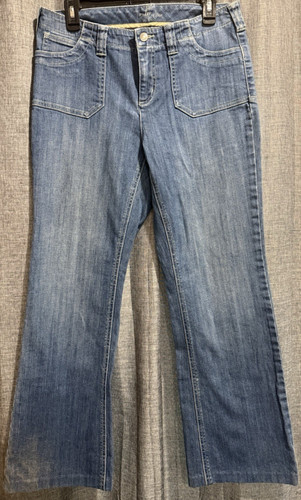 Victoria's Secret London Jean Womens Size 10 Wide Leg Flattering Back Stitch VTG