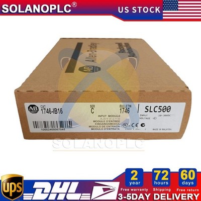 New Sealed AB 1746-IB16 SER C SLC 500 Digital Input Module PLC 1746IB16 US STOCK