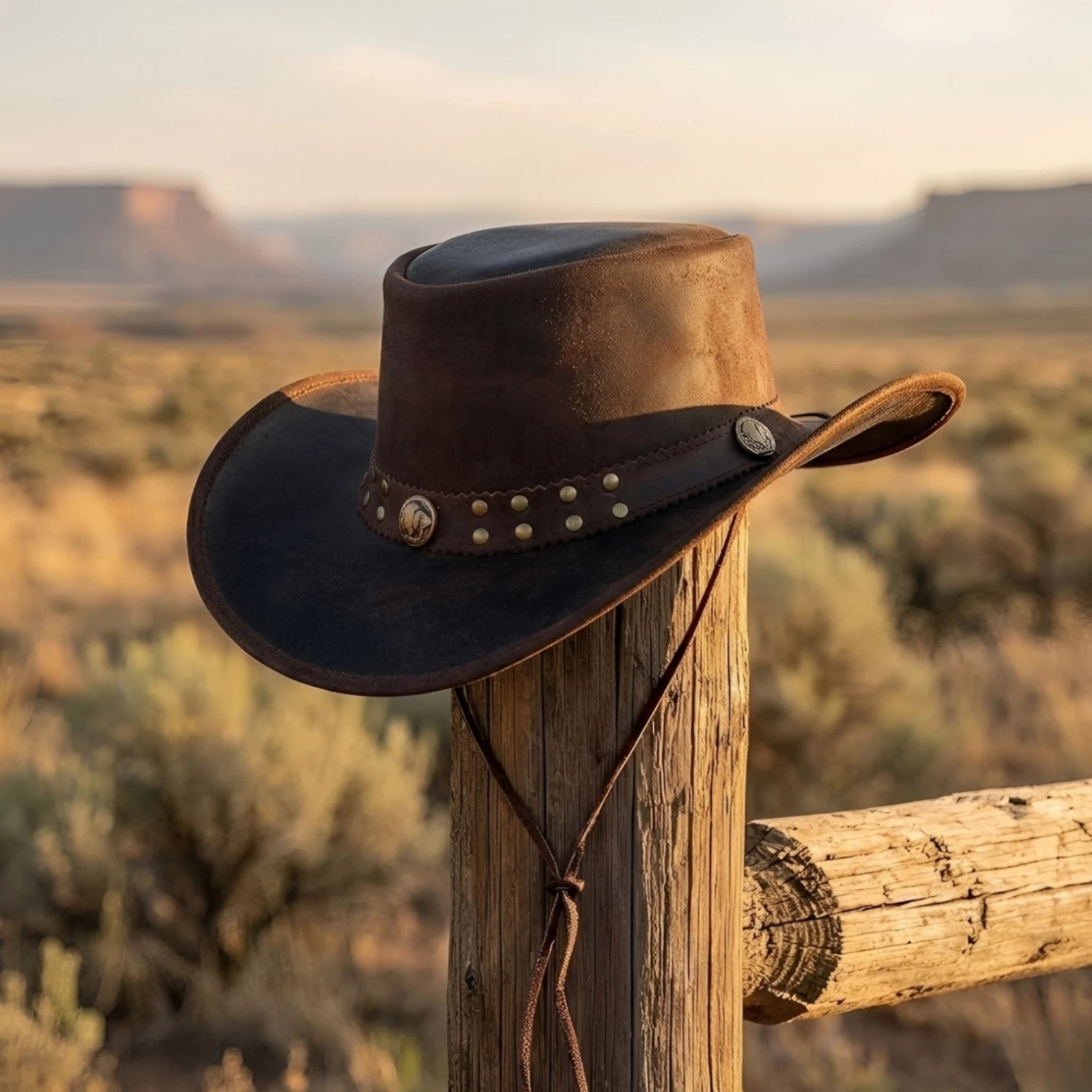 100% Real Leather Cowboy Hat Men Dark Brown Australian Western Style Cowgirl Hat
Opens in a new wind