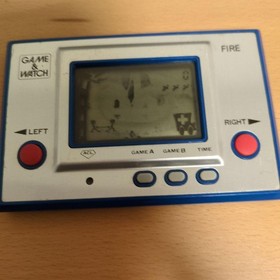 Nintendo RC-04 Fire Game and Watch Handheld Game Japan Used Japanese