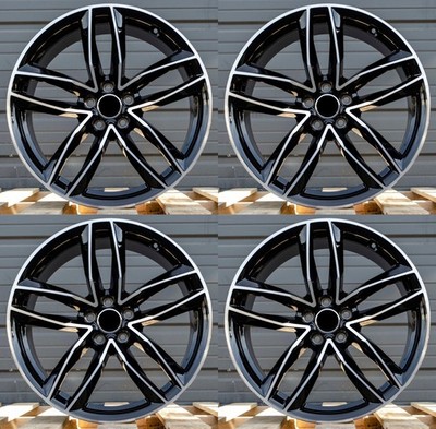 18'' RS6 STYLE BLACK WHEELS RIMS FITS AUDI S3 RS3 RS5 RS7 S LINE QUATTRO 5x112