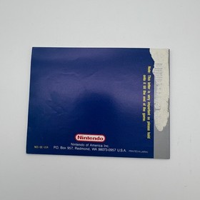 Nintendo NES - manual w/ letter for Startropics - original, authentic
