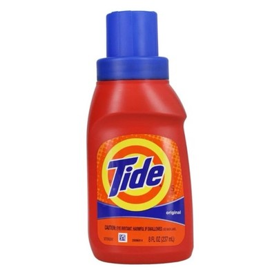 Tide Liquid Laundry Detergent Scented 8 Fl Oz Bottle Lot of 2