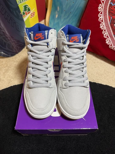 NIKE SB DUNK HIGH METS NEW DS AUTHENTIC RARE US 9.5 DH7155 001