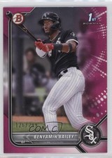 2022 Bowman Prospects Fuchsia Border 126/299 Benyamin Bailey #BP-8 00gy