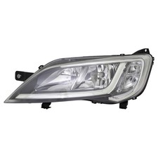 PHARE CITROEN JUMPER APRES 07/2014 GAUCHE H1 H7 W21/5W + MOTEUR CHROME