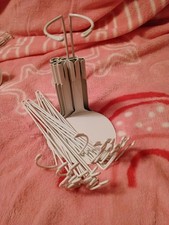 Kaiser Skipper or Barbie Size Doll Display Stands, Wide Waist, 1 Dozen, White.