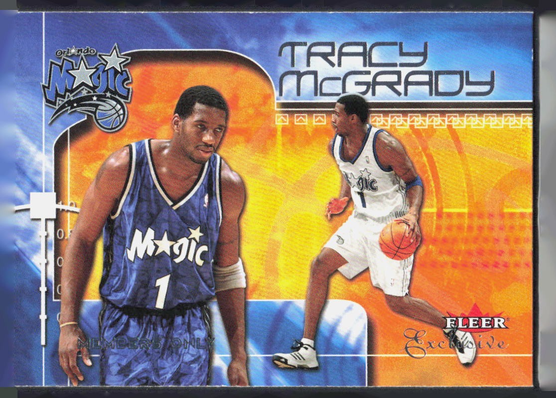 2001-02 Fleer Exclusive #106 Tracy McGrady (B110)